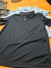 set of 2 boys large school polos