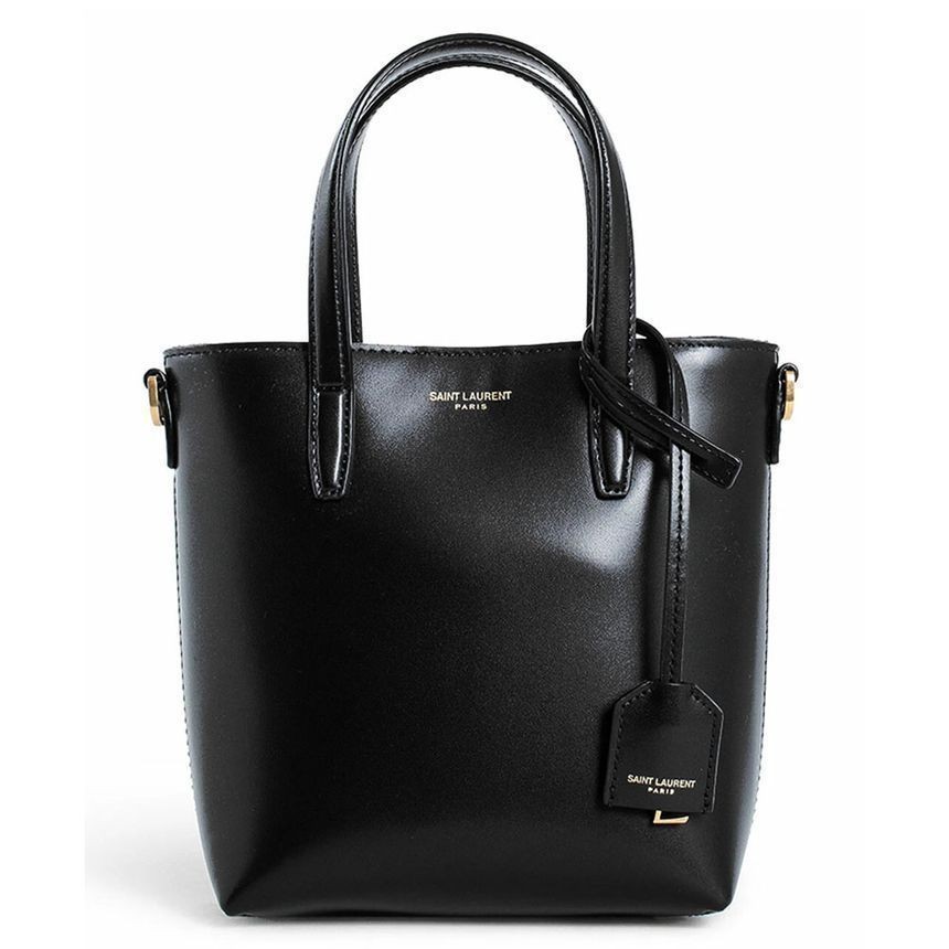 Borsa a tracolla Saint Laurent Mini Shopper giocattolo nera 25SS 773995 AADDI 1000