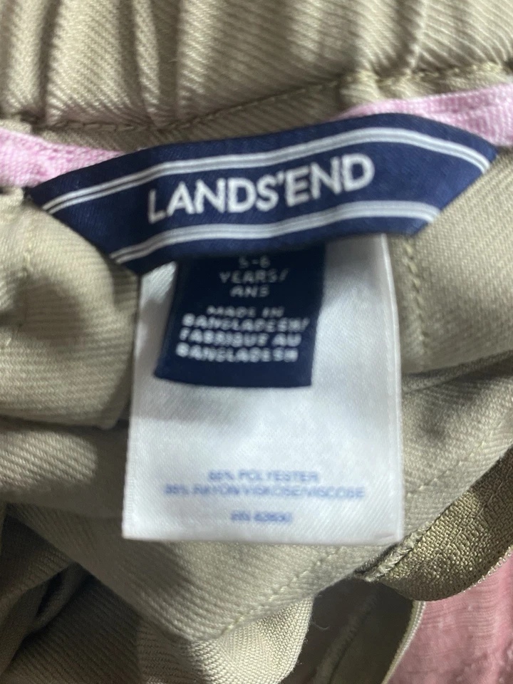 Lands end girls khaki skirt - Image 4 of 4