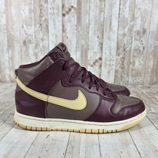 Nike Dunk High Plum Eclipse Womens Sneakers DD1869-202 Burgundy 10