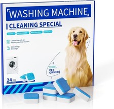 Clean Washing Machine Cleaner Tablets - 24 Pack for a 12 Month Supply. Fo