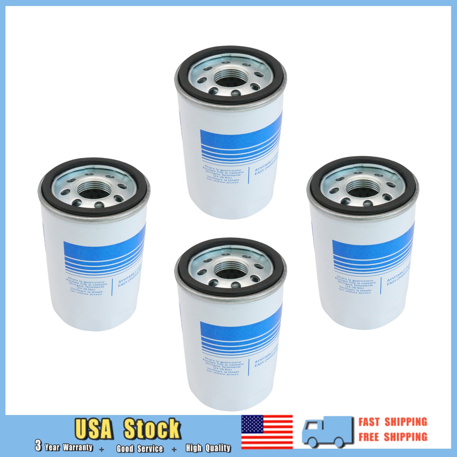 07M115561B 4x Oil Filter for Lamborghini Aventador,Murcielago,diablo,Centenario