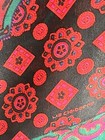 Liz Claiborne 100% Silk Scarf Stole Floral Paisley Forest Green & Wine 🍷 52" — photo 9