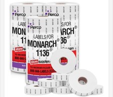 Perco Best by Labels for Monarch 1136 Price Gun Buy 2 Sleeves Get 1 Free 24 roll