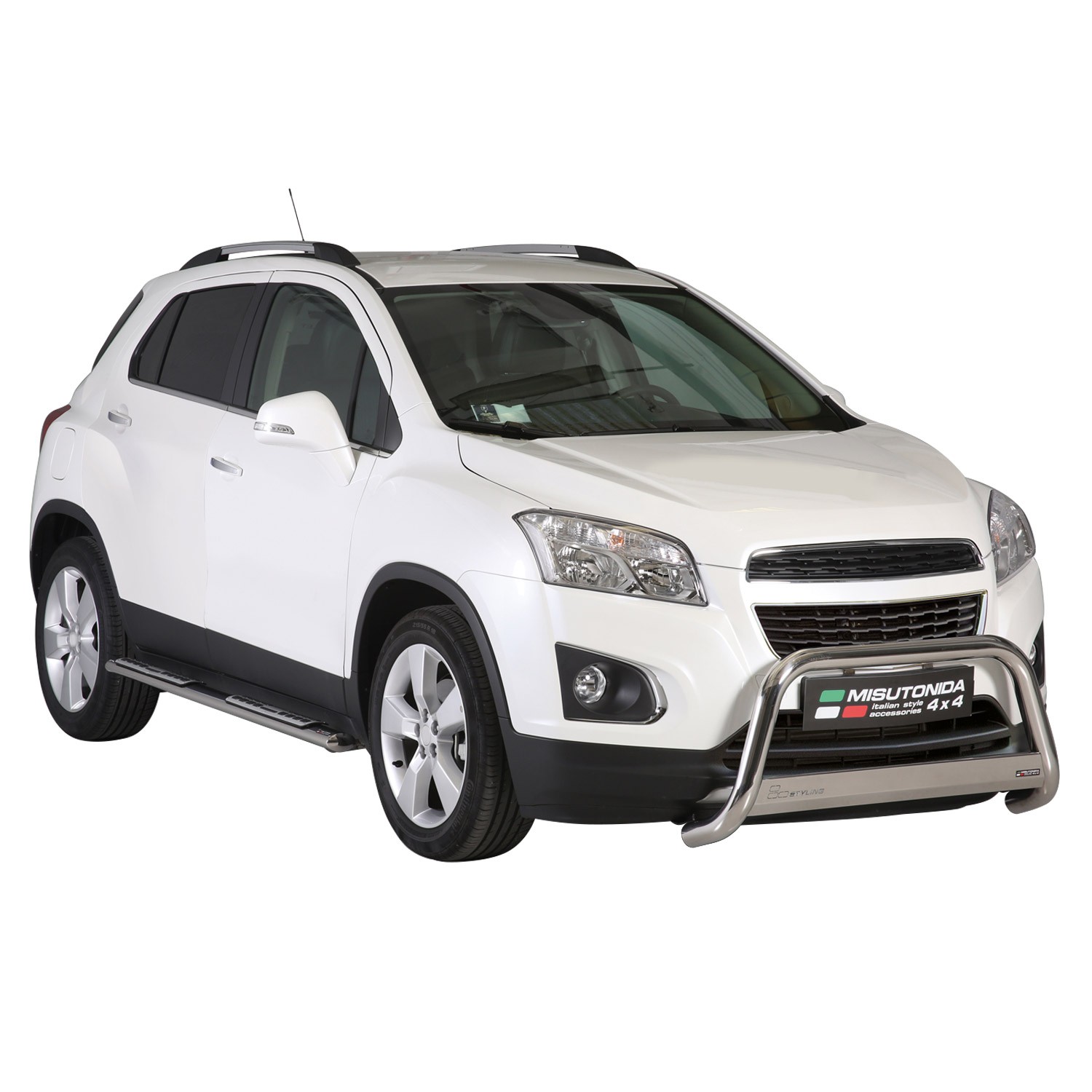 Pare-buffle acier gris pour Chevrolet Trax : finition premium haut de gamme