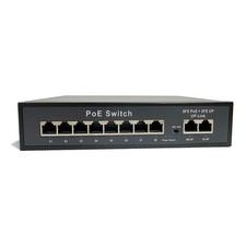 PoE+ Network Switch 96W, for IP Cameras, Desk...