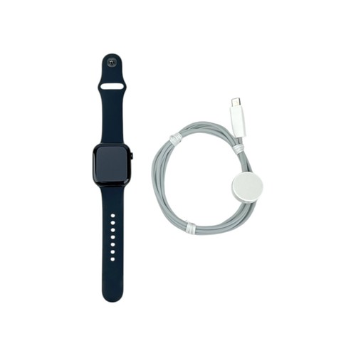 Apple Watch 10 GPS Aluminium Diamentowa czerń 42mm Bransoletka sportowa Czarna M/L - Zdjęcie 3 z 6