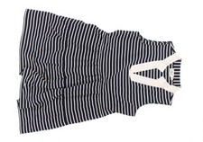 Eliza J Women Dark Blue, White Size XL