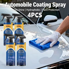 Car Coating Spray,Quick Effect Coating Agent,Car Scratch Wax Polish Spray Liquid