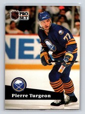1991-92 Pro Set - Pierre Turgeon #15 Buffalo Sabres Hockey Card