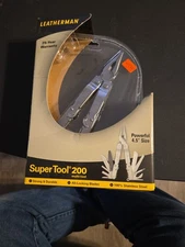 Leatherman Super Tool 200 release at 2001 with leather case original package