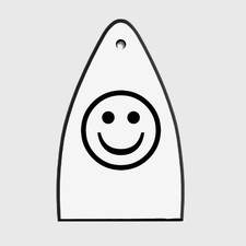 GUITAR TRUSS ROD COVER Engraved Etched Fit Paul Reed Smith PRS USA - SMILE Face