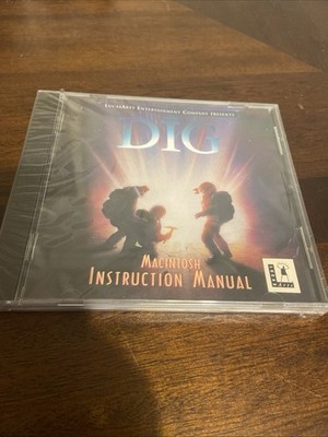 The Dig (PC, 1995) PC Vintage Computer Game LucasArts FACTORY SEALED