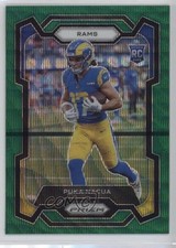 2023 Panini Prizm Rookies Green Wave Prizm Puka Nacua #357 7sd