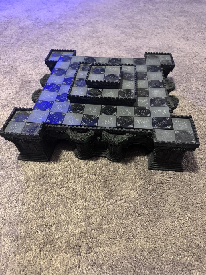 Conquest Of The Dragon Lords Chess Set By Mystical Creations w/ Glass Dust Cover - Image 2 of 4