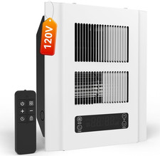 Infandy Electric Wall Heater for Indoor Use, 120V Wall Heater With Thermostat