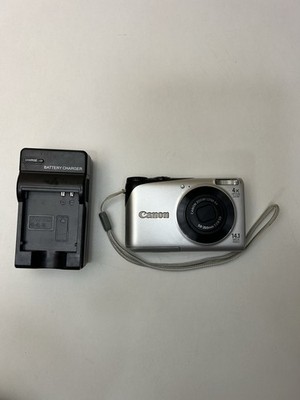 Canon PowerShot A2200 14.1MP Digital HD Camera Silver Lens Camera Error Read