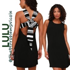 Lulus Little Black Dress with Back Tie