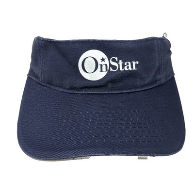 On Star Strapback Visor Hat Blue One Size Adjustable Outdoor Toppers