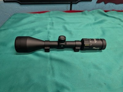 SIG SAUER WHISKEY 3 4-12X50MM  QUADPLEX SFP Nice Used W Rings! 