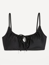 Old Navy Matte Ruched Bikini Swim Top