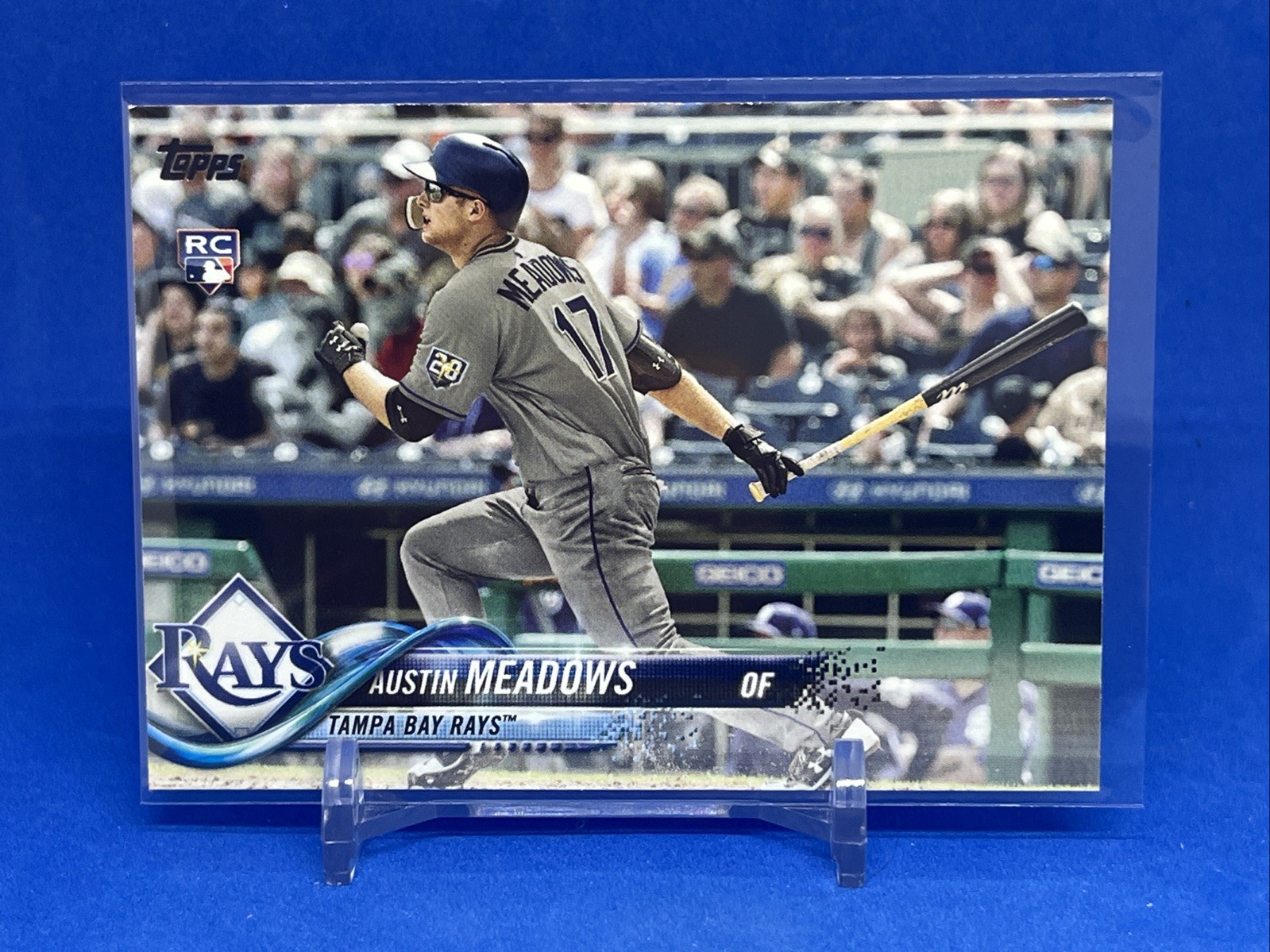 2018 Topps Update Series #US34 Austin Meadows Rookie Tampa Bay Rays