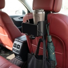 Black Abs Car Back Seat Cup Holder Hanger Vehicle Storage Organizer Black Abs Car Back Seat Cup Holder Hanger Vehicle Storage Organizer