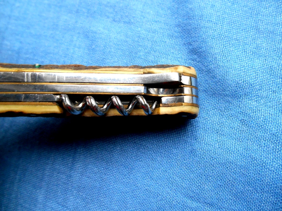 antikes Zwilling Friodur D.R.G.M. " Jagd Taschenmesser Messer TOLL !! ! - Bild 4 von 4