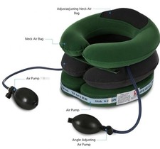 Cervical Neck Traction Device Inflatable Adjustable Neck DOUBLE BOMB