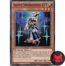 Yugioh Silent Swordsman LV3 YGLD-ENC08 Common NM
