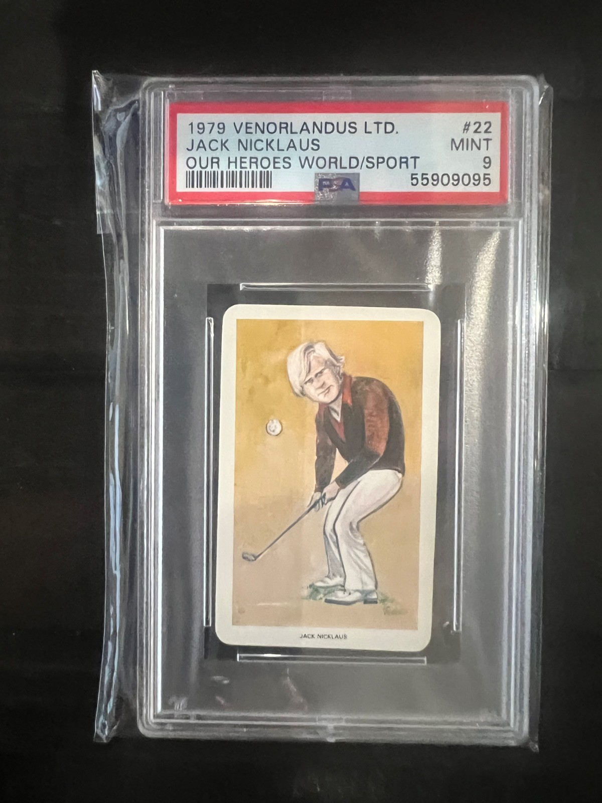 1979 Venorlandus LTD Our Heroes World Of Sport #22 Jack Nicklaus Mint PSA 9 