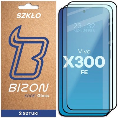 2x Schutzglas für Vivo X300 Bizon Displayschutzglas Hartglas Handyglas Glas