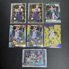 LaMelo Ball 7 Card Lot - Topps Chrome Film Study & Donruss Green Laser - Hornets