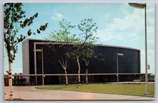 Postcard MI Detroit Henry and Edsel Ford Auditorium Chrome Vintage PC M6457