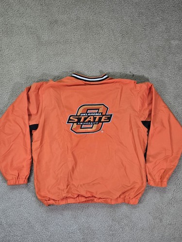 Oklahoma OSU Cowboys G-111 Sports Pullover Windbreaker By 58 Sports Size Large - Picture 2 of 12