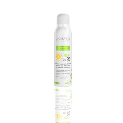 Cora Fee Phyto Stem Cell, Sonnenschutzschaum für Gesicht + Körper, LSF 50, 150ml