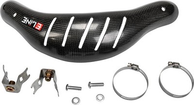 E-Line Carbon Fiber Heat Shield for Factory Header MHS350SXF KTM/Husq/Gas Gas