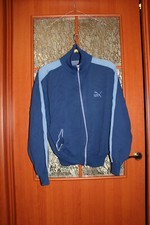 Vintage 1970's Puma T7 Blue Track Running jacket