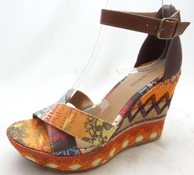 orange mary jane heels