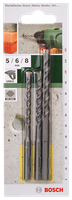 Bosch Uneo Bohrer-Set Betonbohrer Stein FüR Beton Mit Sds-Quick Ø 5/6/8 Mm 3Tlg.