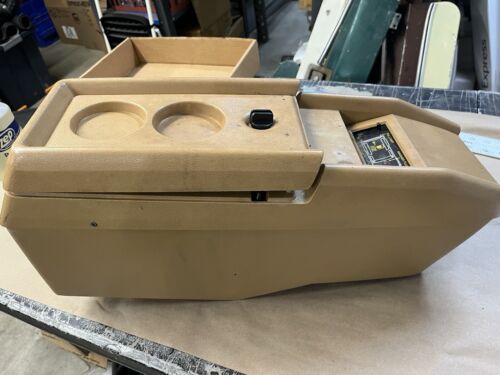 83-88 Ford BRONCO II Ranger Center Console Cup Holder Arm Rest OEM Tan 1983-1988 - Foto 6 di 12