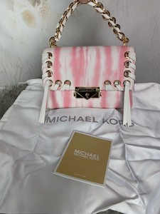 michael kors pink tie dye purse