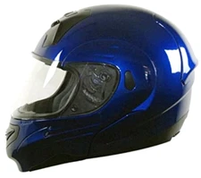 Vega Summit II Full Face Modular Helmet Medium Deep Blue Metallic # 4500-503