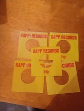 KAPP RECORDS 5 original company sleeves nice shape