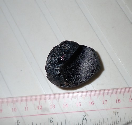 Black Indochinite Tektite Stone 40 gram 42x33x20 mm - Picture 4 of 9