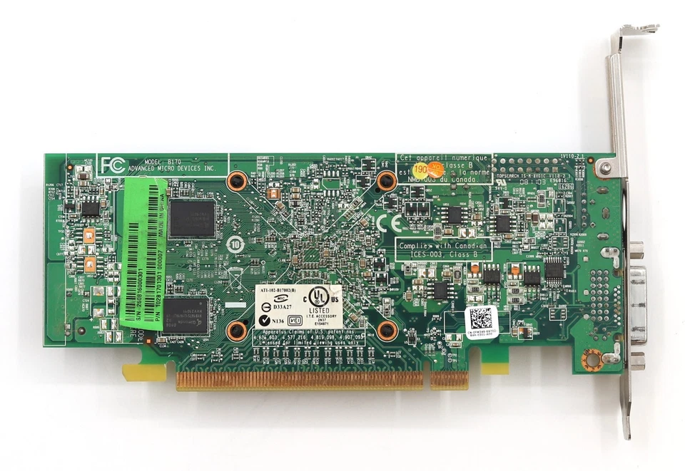 Dell ATI Radeon HD 2400 256MB GDDR2 PCIe Graphics Card Dell P/N: 0FM349 Tested - Image 4 of 4