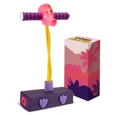 Playbees Triceratops Foam Pogo Stick for Kids - Dinosaur Themed Toddler Jumper