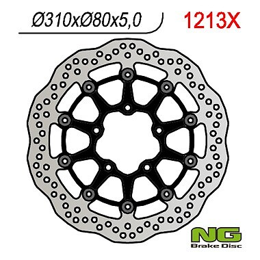 Disque de frein NG avant pour Kawasaki Z800 idéal pour les sorties du week-end et les virages