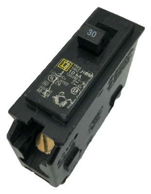 Square D HOM130 1-Pole 30-Amp 120/240V Plug-In Circuit Breaker ...