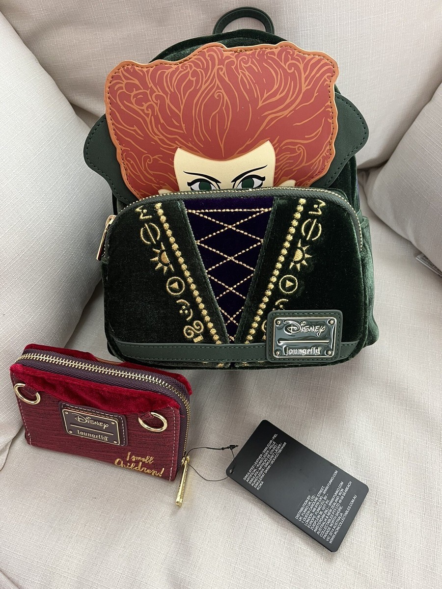 Loungefly Disney Hocus Pocus Winifred Velvet Mini Backpack NWT s-l400.jpg main image 3